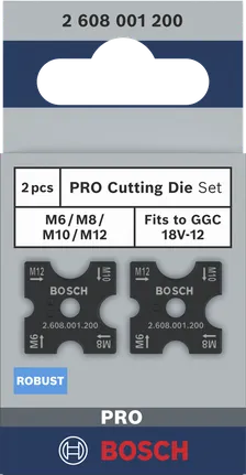 Sada vyrezávacích matríc Bosch PRO M6/M8/M10/M12.
