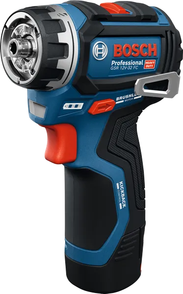 Skrutkovač Bosch GSR 12V-32 FC s bezkefkovým motorom.