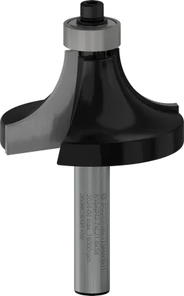 Fréza Bosch PRO zaoblená nad R15, stopka 8 mm.