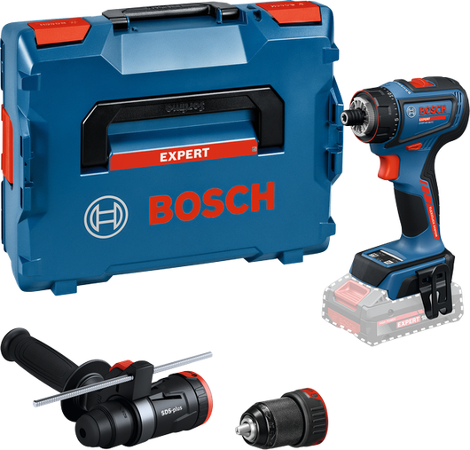 Sada akumulátorových vŕtačiek Bosch EXSR18V-90FC s kufríkom.