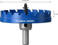 Dierová píla na plech Bosch EXPERT 100 mm s upínacím tŕňom.