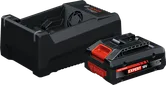 Sada batérie Bosch EXBA18V-40 a nabíjačky GAL 12V/18V-80.