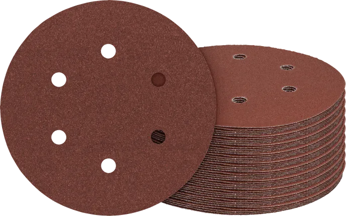 Brúsne listy Bosch C430 s rôznou zrnitosťou 150 mm.
