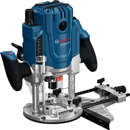 Horná fréza Bosch GOF 20-12 s ergonomickými rukoväťami.