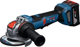 Uhlová brúska Bosch GWX18V-11PS so systémom X-LOCK.