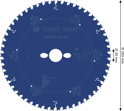 Kotúčová píla na drevo Bosch EXPERT 254 mm T54.