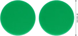 Leštiaca špongia Bosch 125 mm, stupeň brúsenia 2, balenie.