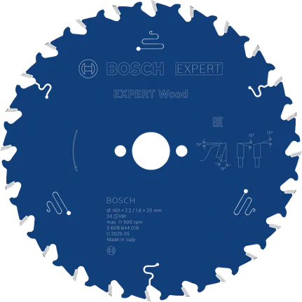 Kotúčová píla Bosch EXPERT do dreva 160 mm T24.