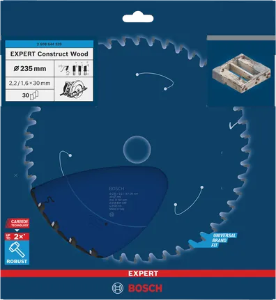Kotúčová píla Bosch EXPERT Construct Wood 235 mm.