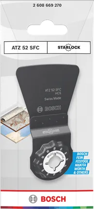 Čepeľ Bosch Multi Material Starlock 52×40 mm.
