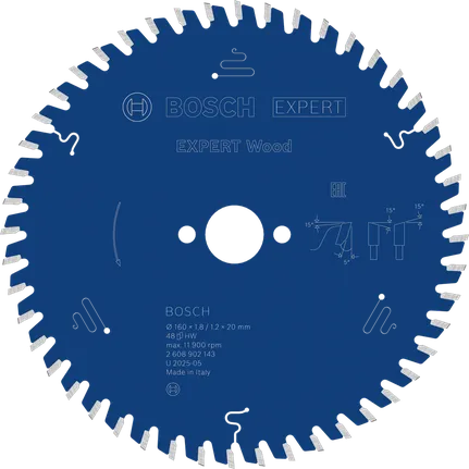 Kotúčová píla Bosch EXPERT Wood 160 mm 48T ATB.