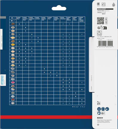 Akumulátorový kotúčový pílový list Bosch EXPERT Wood 216×2/1,4×30 mm T48 balenie.