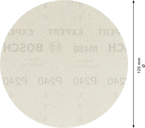 Brúsna sieťka Bosch EXPERT M480 225 mm, kotúč G 240.