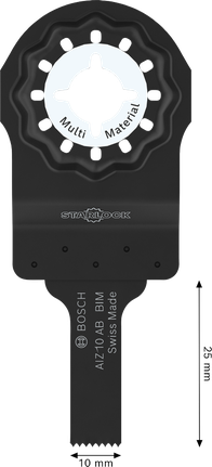 Rezný kotúč Bosch Multi Material AIZ 10 AB Starlock, 10x25 mm.