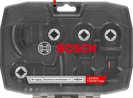5-dielna sada Bosch pre elektrikárov a sadrokartón s čepeľami Starlock.