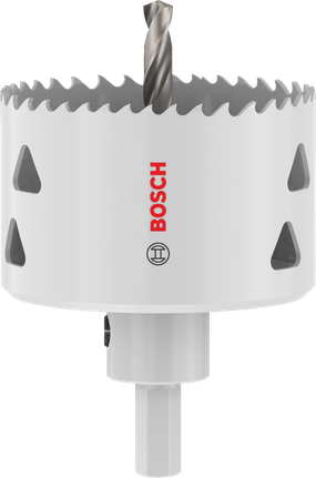 Dierová píla s upínacím hrotom Bosch Multi Material, priemer 67 mm.