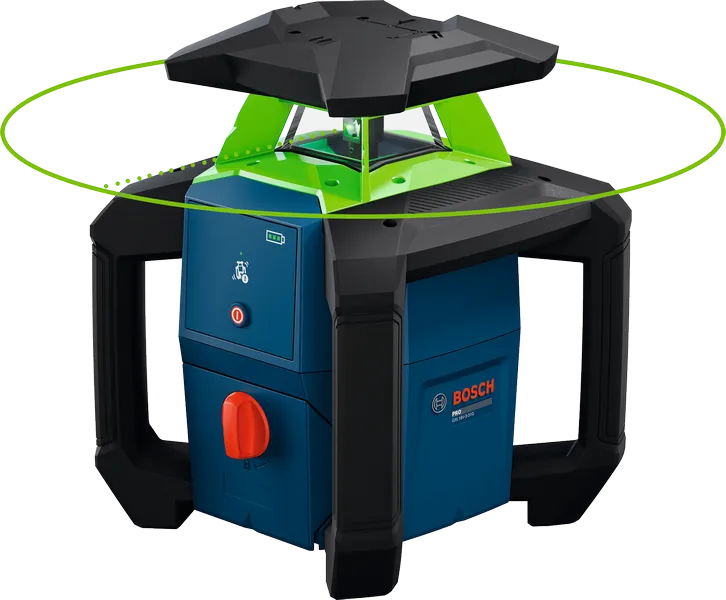 Rotačný laserový nivelačný prístroj Bosch GRL18V-3-31G.