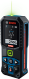 Laserový merač Bosch EXLM100-39CG s digitálnym displejom.