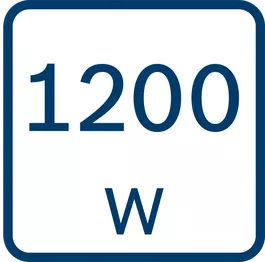 Menovitý príkon 1 200 W 