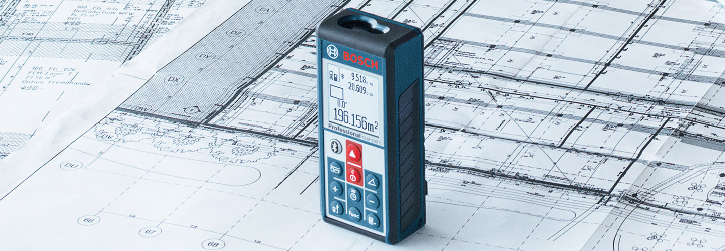 Medidor Láser Bosch Glm 100-25 C Alcance 100m Con Bluetooth
