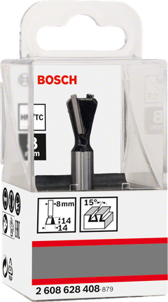بت التوجيه Bosch 8 مم 15 درجة.