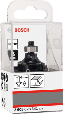 بت التوجيه المستدير من Bosch مقاس 8 مم.