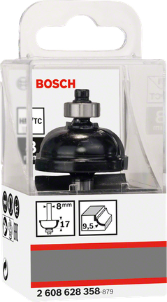 بت التوجيه الدائري من Bosch مقاس 8 مم.