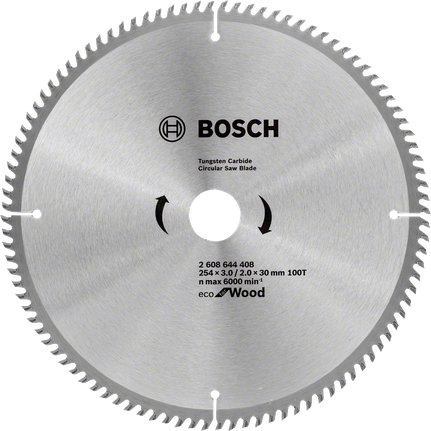 منشار دائري من Bosch Eco للخشب، 100 سن ATB.
