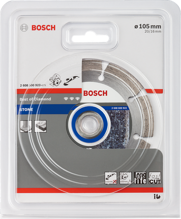 قرص قطع الماس Bosch 105 مم.