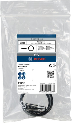 مجموعة التثبيت Bosch PRO لقواطع القلب SDS max مقاس 5×25 مم.