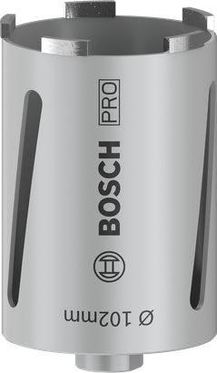 قاطعة النواة Bosch PRO جافة مقاس 102 مم لحفر البناء.
