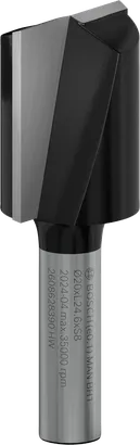 بت مستقيم لراوتر Bosch PRO ذو شقين مقاس 20×24.6 ملم.