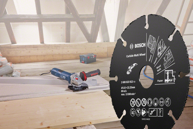 Bosch Carbide Multi Wheel Cutting Disc (for Multi Material, Ø 50 mm,  Accessories for Bosch Easy Cut & Grind)