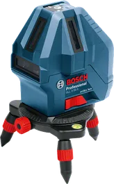 Bosch GLL 5-50 X laser leveling tool with tripod base.