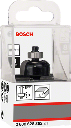 Bosch 8mm roundover router bit.