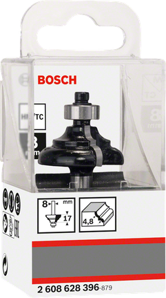 Bosch 8 mm edge router bit.