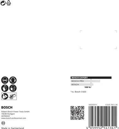 Bosch C470 sandpaper 115 mm 80 grit.