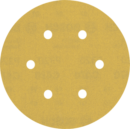 Bosch EXPERT C470 150mm sandpaper disc, 6 holes.