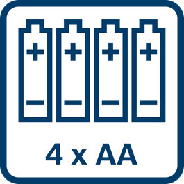 Power supply 4 x AA battery 