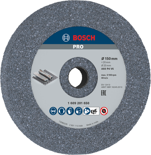 Bosch PRO Metal Grinding Wheel 150 x 20 x 20 mm G60.