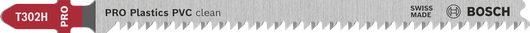 Bosch PRO Plastics PVC clean T302H jigsaw blade.