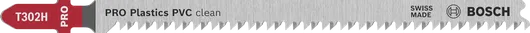 Bosch PRO Plastics PVC clean T302H jigsaw blade.