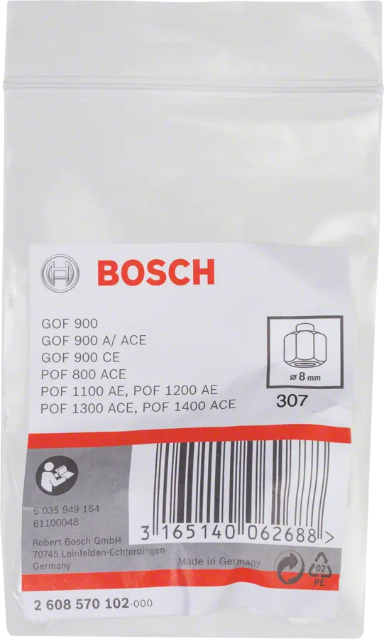Pince de serrage Bosch 8 mm.