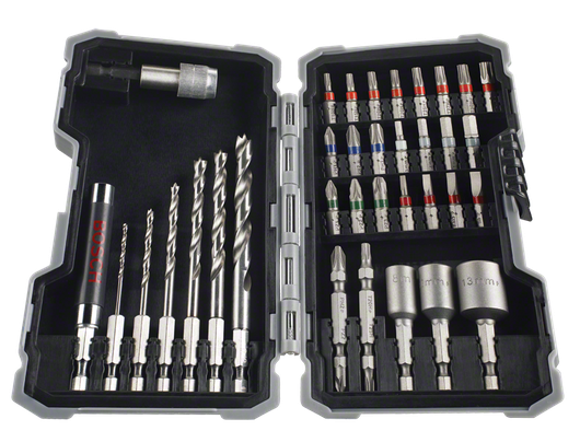 Ensemble d'embouts de perceuse et de tournevis Bosch X-Line 43 pièces.