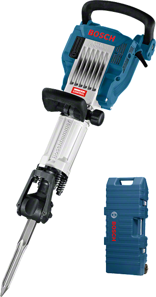 Marteau perforateur Bosch GSH 16-28 avec mallette de transport.