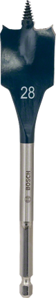 Foret plat Bosch Self Cut Speed, tige hexagonale de 28 mm.