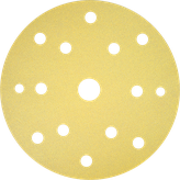 Disque de ponçage Bosch avec plusieurs trous d'aspiration de poussière.