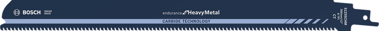 Lame de scie sauteuse en carbure Bosch Endurance HeavyMetal.
