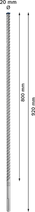 Foret à percussion Bosch EXPERT SDS max-8X 20x920 mm.