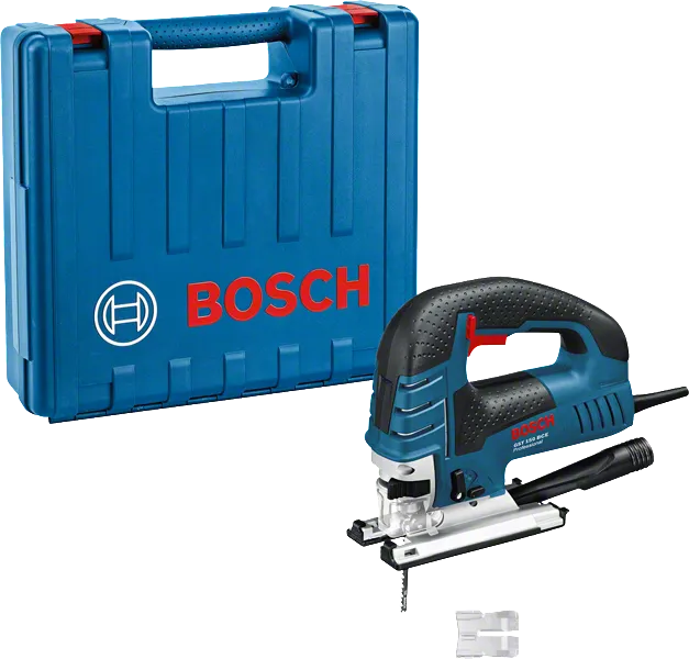 Scie sauteuse Bosch GST 150 BCE avec mallette de transport.